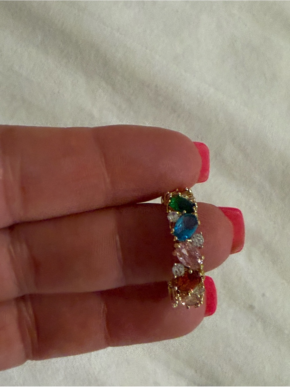 Park Lane Gold Multicolor Gemstone Band Ring -